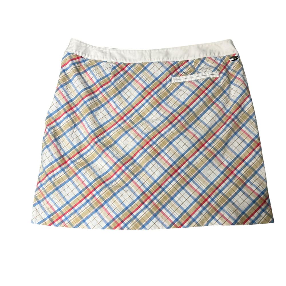 Greg Norman Plaid Golf‎ Skort Tennis Skort Pickleball Preppy 10 (2785) - Picture 5 of 5